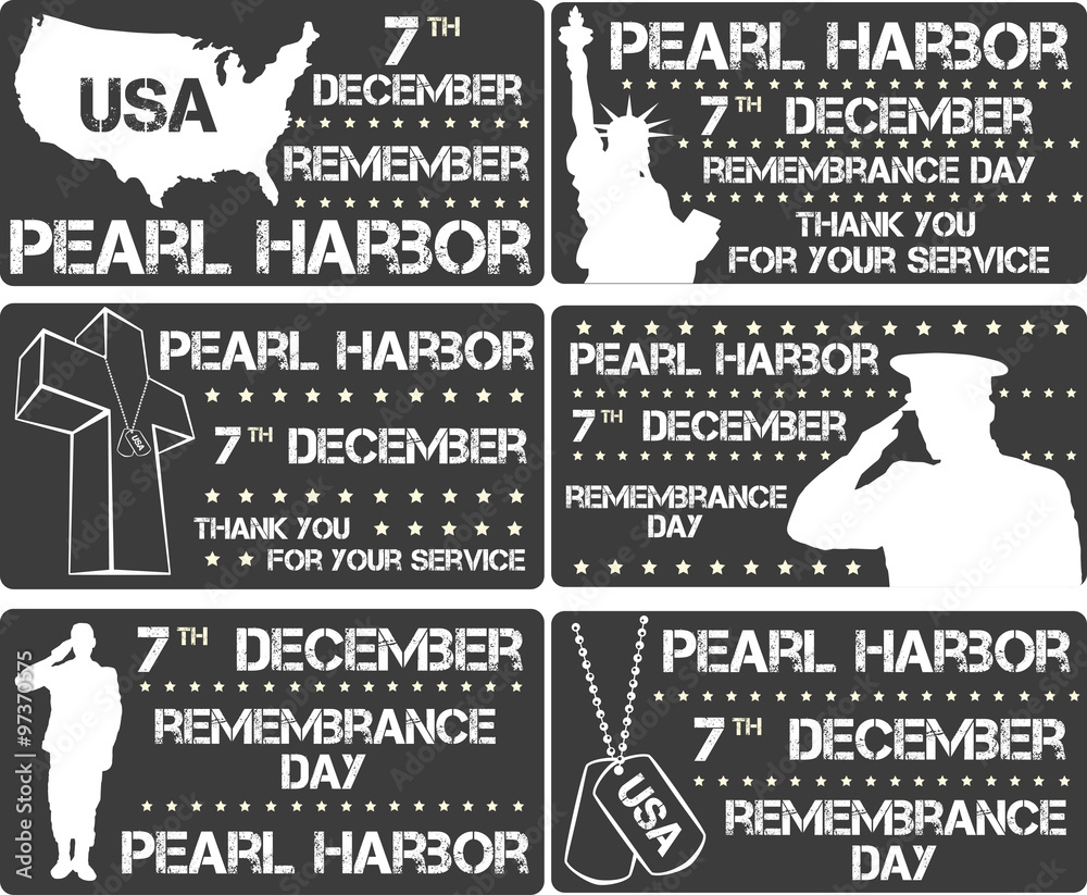 Pearl Harbor. Remembrance day