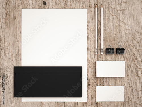 Mockup business template. Set of elements for branding identity