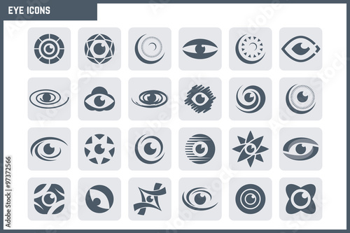 Vector Eye Icon Set