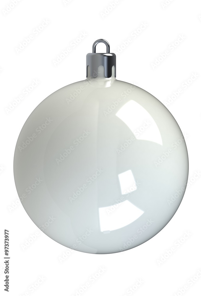 Pearl color texture christmas ball