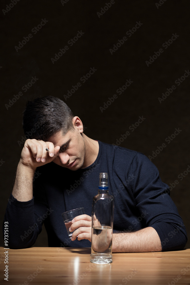 Glass of vodka Glass of vodka