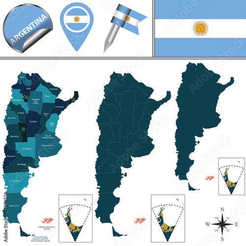 Map of Argentina