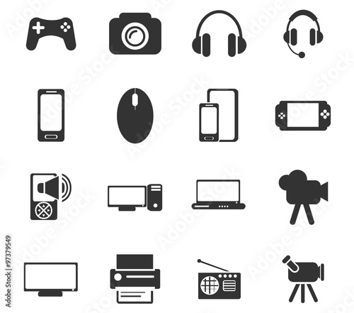 Gadget icon set