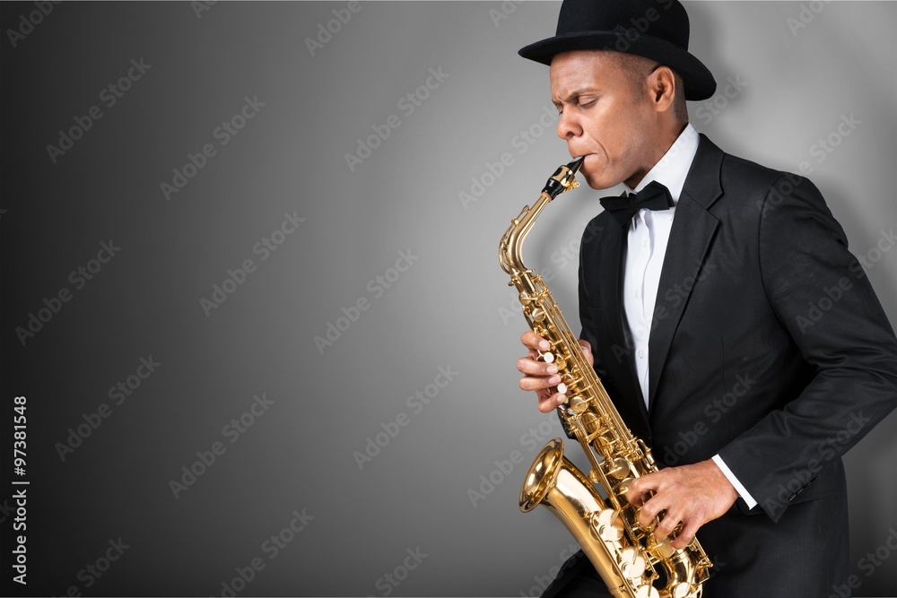 Naklejka premium Musician.