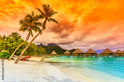 Fotografiet Bora Bora, French Polynesia.