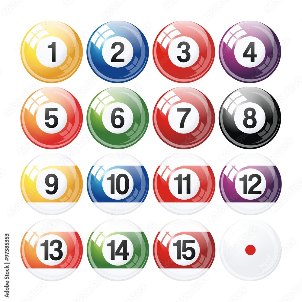3D Billiard Ball Vector 3D Billiard Ball Vector