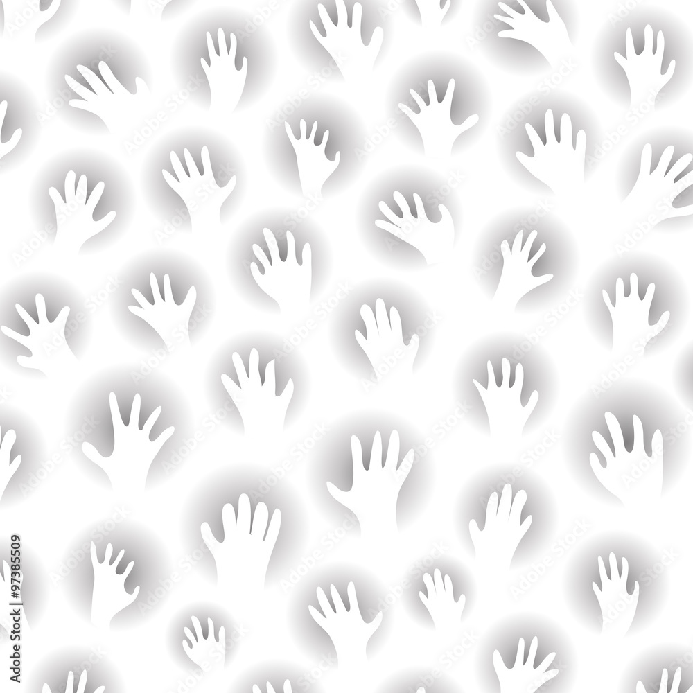 vector handprint pattern vector handprint pattern