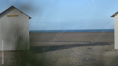cabane de plage,Normandie