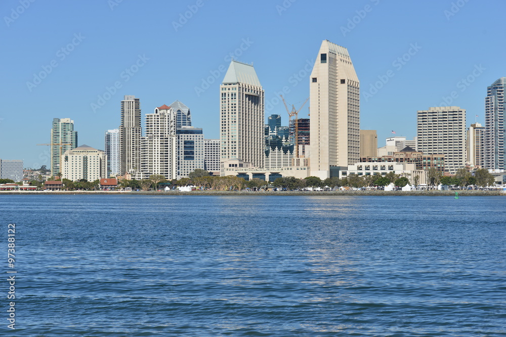 The skyline of San Diego on a sunny November day in 2015 The skyline of San Diego on a sunny November day in 2015