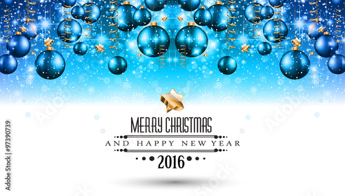 Merry Christmas Seasonal Background for your greeting cards