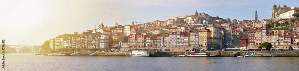 Cityscape of old town in Porto, Portugal