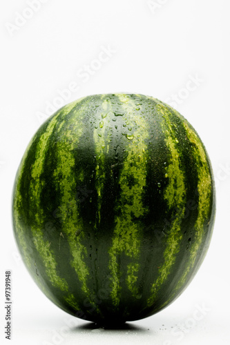 isolated fresh water melon