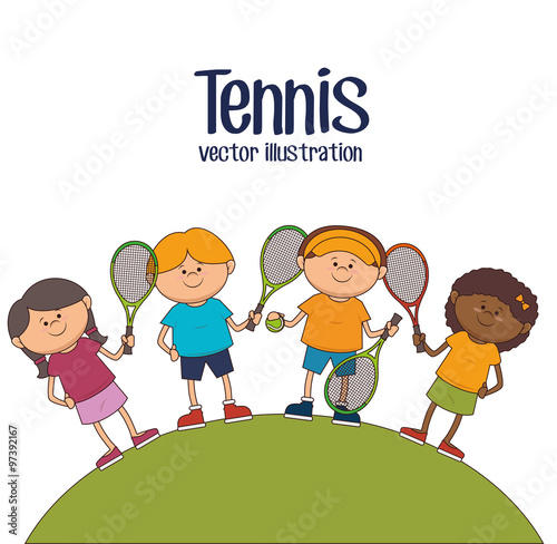 Tennis sport game