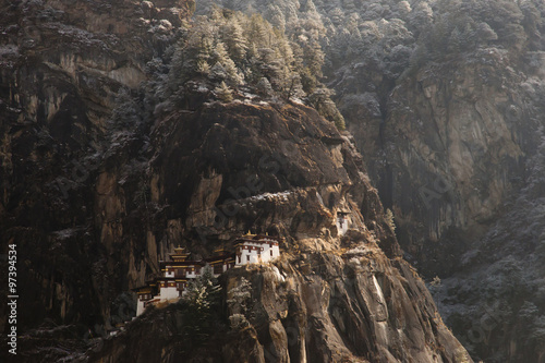 Cliff of Taktsang Monastery (Tiger's Nest) - Bhutan