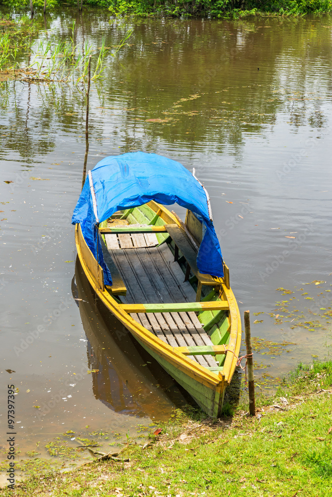 Fototapeta premium Covered Canoe Vertical