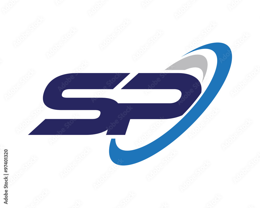 SP Swoosh Letter Logo