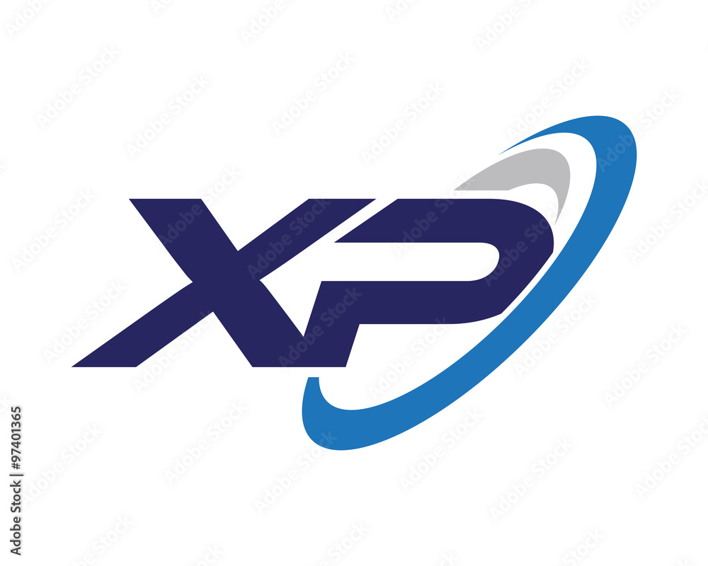 XP Swoosh Letter Logo XP Swoosh Letter Logo