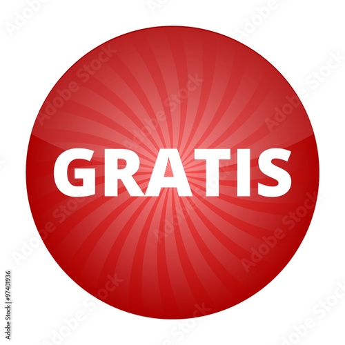 Gratis red sign, button, icon