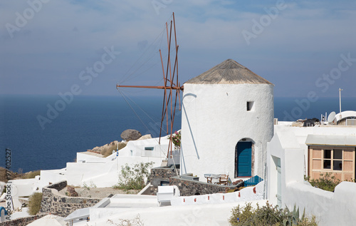 Santorini - The windmill in Oia.