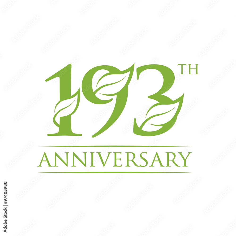 Obraz premium aniversary leaf green