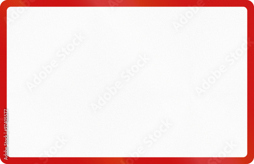 Free Download Blank Temporary Additional Plate in South Africa - This plate is placed below road signs in South Africa and contain instructions on whom the sign applies to and why or when - GFXLoad
