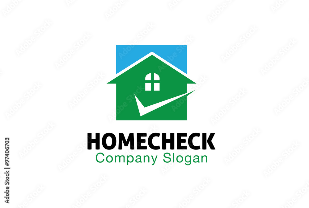 Home Check Design Illustration Home Check Design Illustration