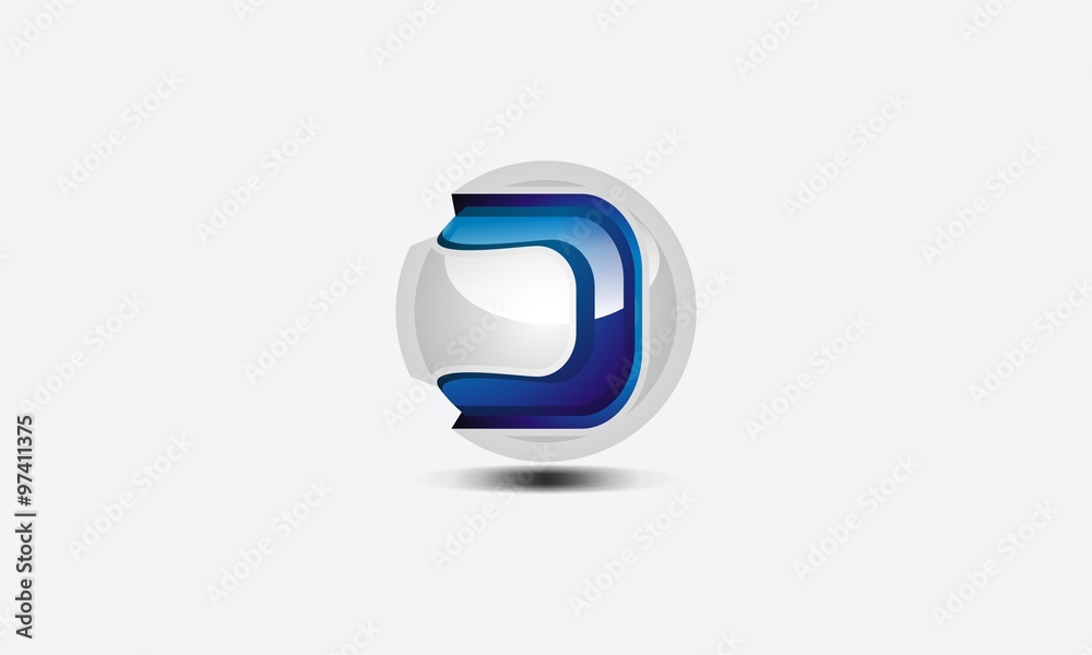 letter d globe logo letter d globe logo