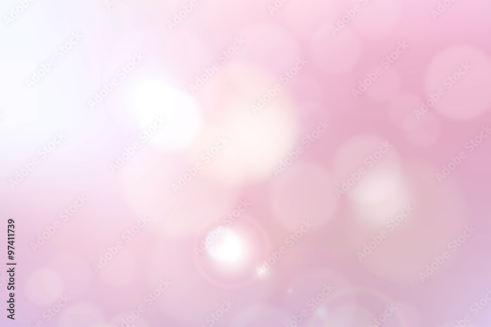 Romantic and wedding abstract illustration blur with bokeh background