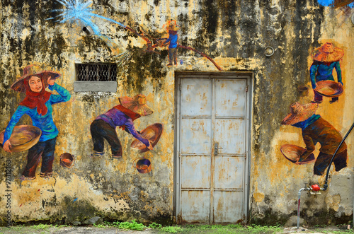 Obraz na plátně Heritage of Ipoh, Malaysia - Ipoh is a city in Malaysia, approximately 200km north of Kuala Lumpur