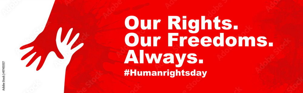 Fototapeta premium Human Rights Day