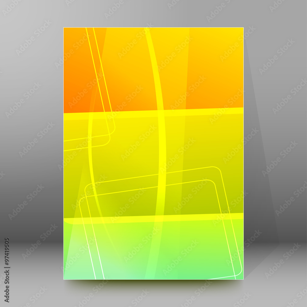 glowing sunny background brochure cover page layout Stock Vector | Adobe  Stock
