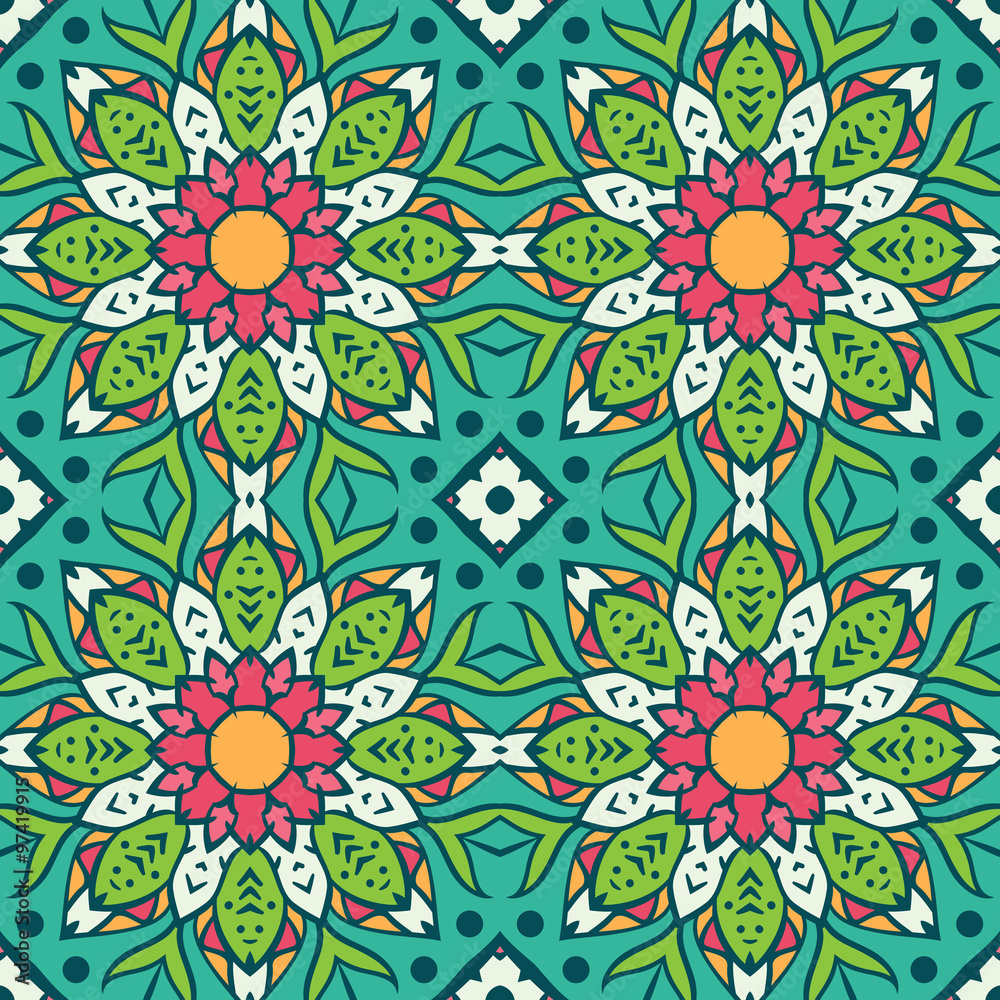 Floral Seamless Vector Pattern