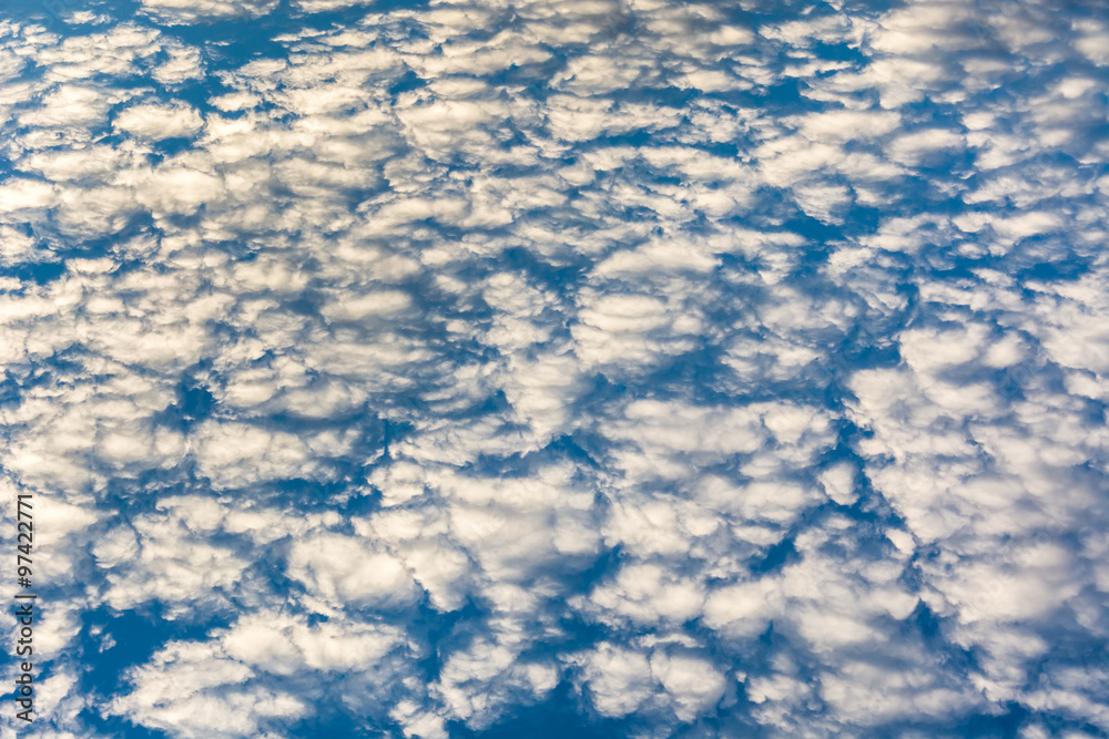 blue sky with fluffy clouds in the morning, cloudscape blue sky with fluffy clouds in the morning, cloudscape