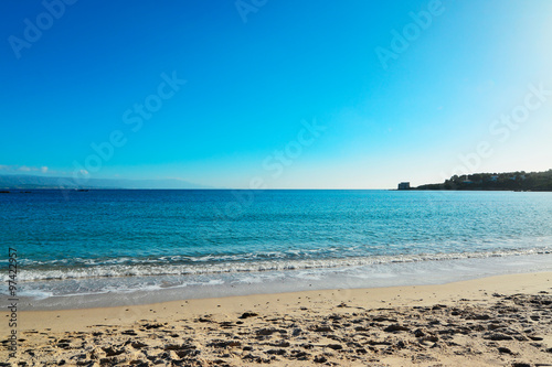 Lazzaretto beach shore under a clear sky