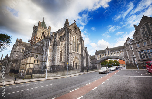 panorama of The Cathedral of Dublin