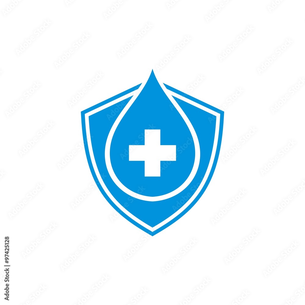 Fototapeta premium water shield medical