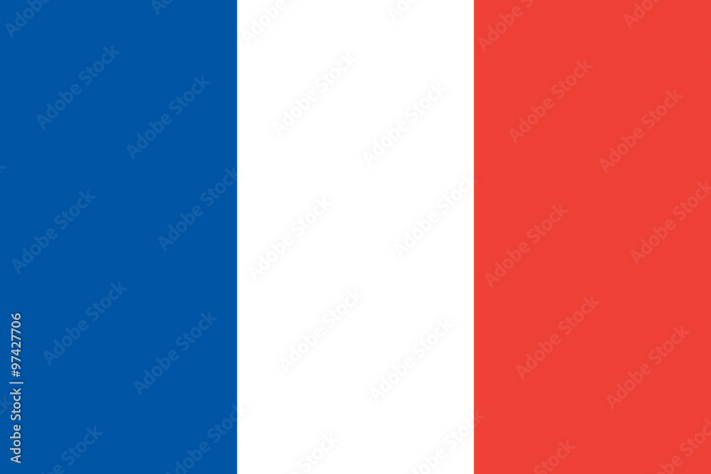 Flag of France - obrazy, fototapety, plakaty 