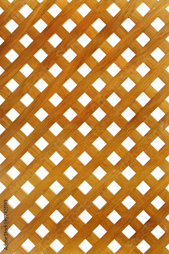 Wooden lattice