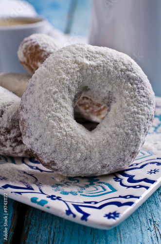 Traditional fried donut