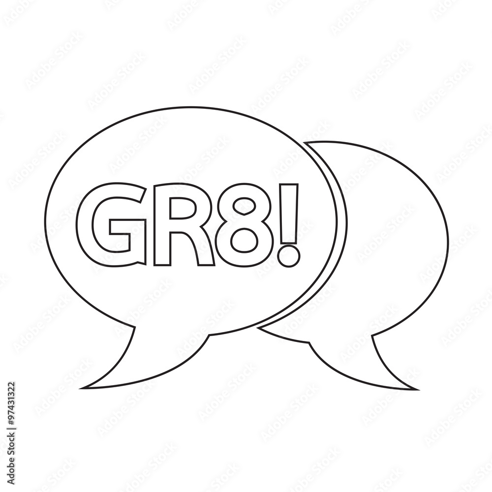 internet acronym chat bubble illustration internet acronym chat bubble illustration