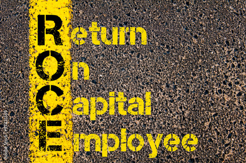 Accounting Business Acronym ROCE Return On Capital Employee photo