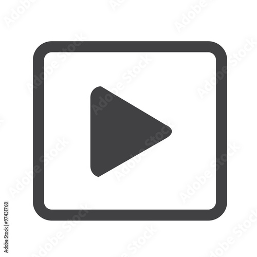 play button icon design Illustration