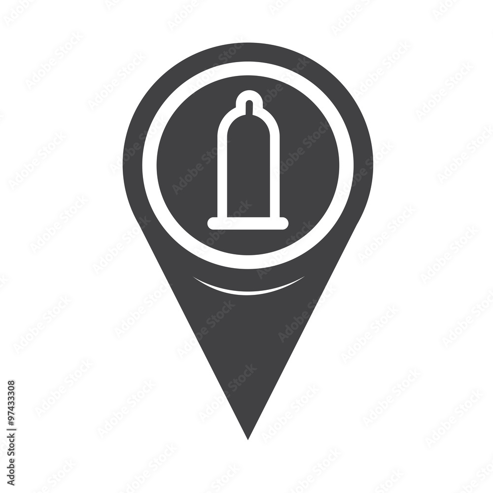 Map Pointer condom icon