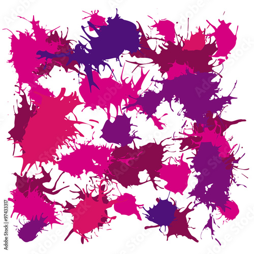 Ink splash blotch, grunge background