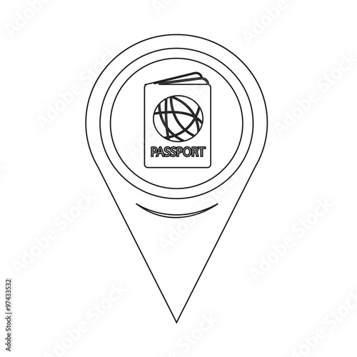 Map Pointer Passport icon