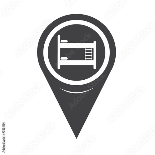 Map Pin Pointer Bed icon Free Download Map Pin Pointer Bed icon - GFXLoad