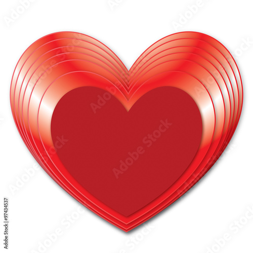 Herz - Happy Valentine - Valentinstag - Freisteller