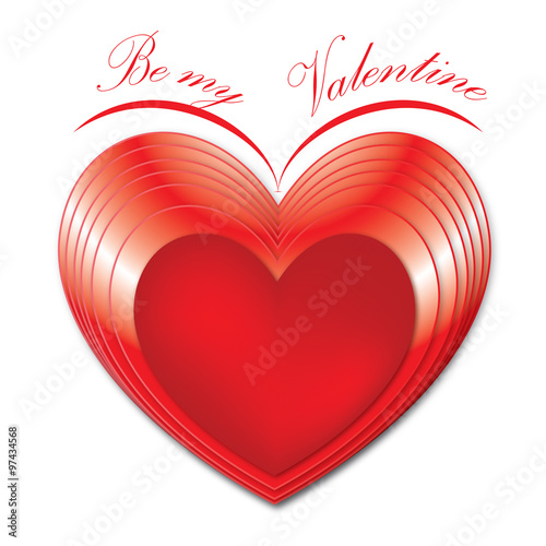 Herz - Happy Valentine - Valentinstag - Freisteller