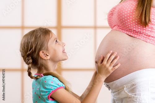 kid girl hugging and kookin...