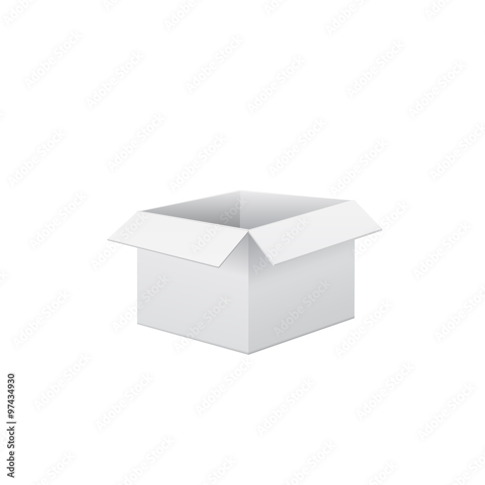 Box vector illustration. Box vector illustration.